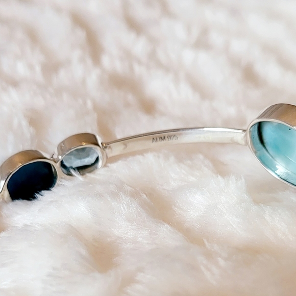 Stackable Multistone Bangle - Picture 5 of 5